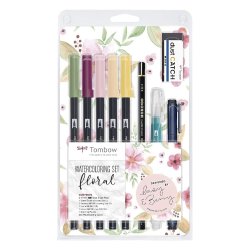 WATERCOLORING SET FLORAL...